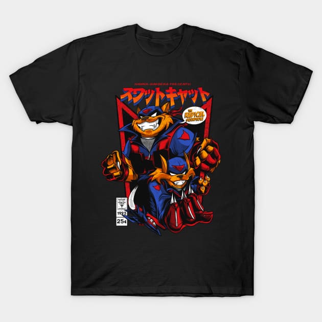 Swat-Kats T-Shirt by jhony-caballero-store